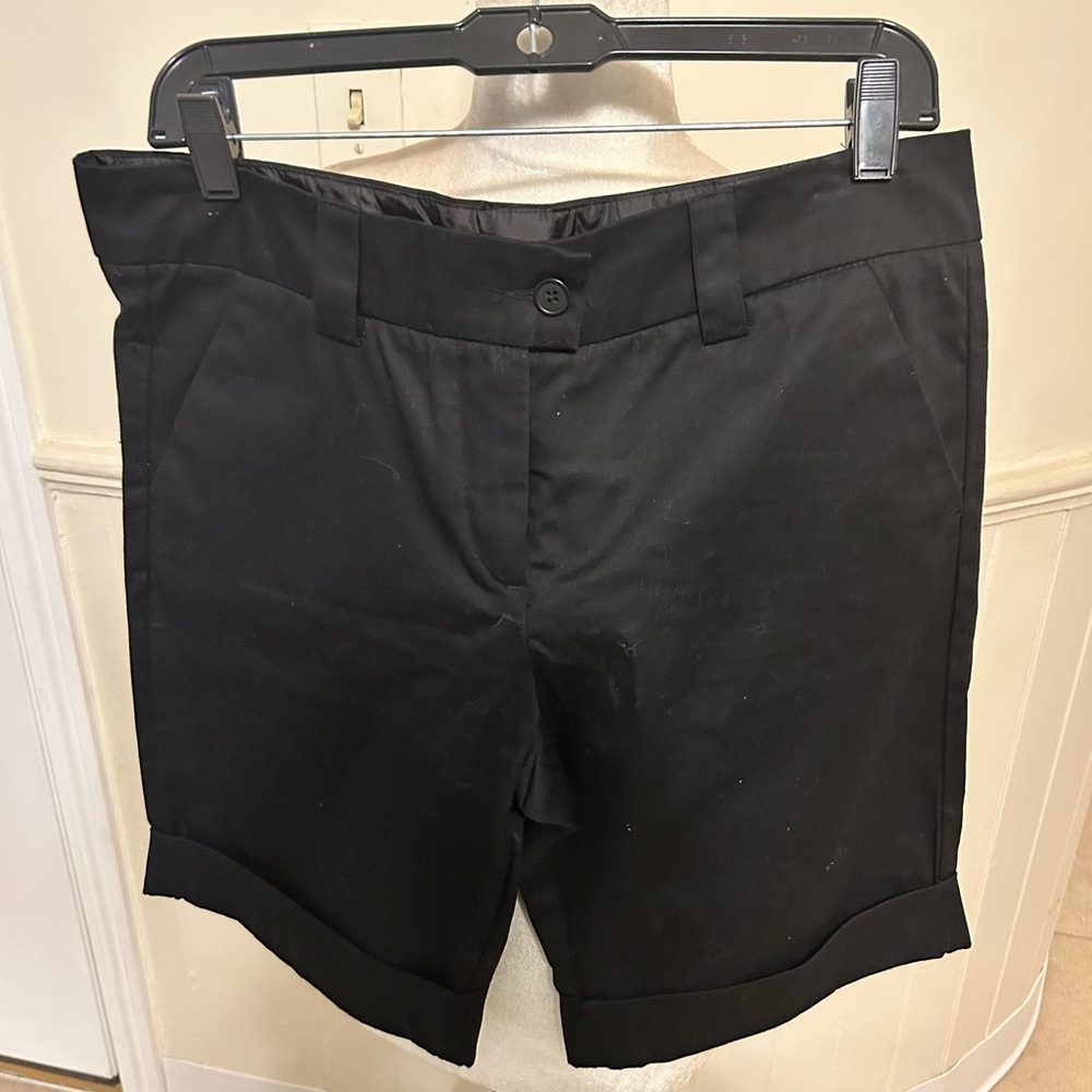 The Limited Black Cassidy Fit Lined Bermuda Shorts/10/NWOT